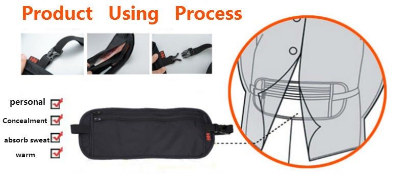 túi đeo hông đựng hộ chiếu naturehike NH15Y005-B-5