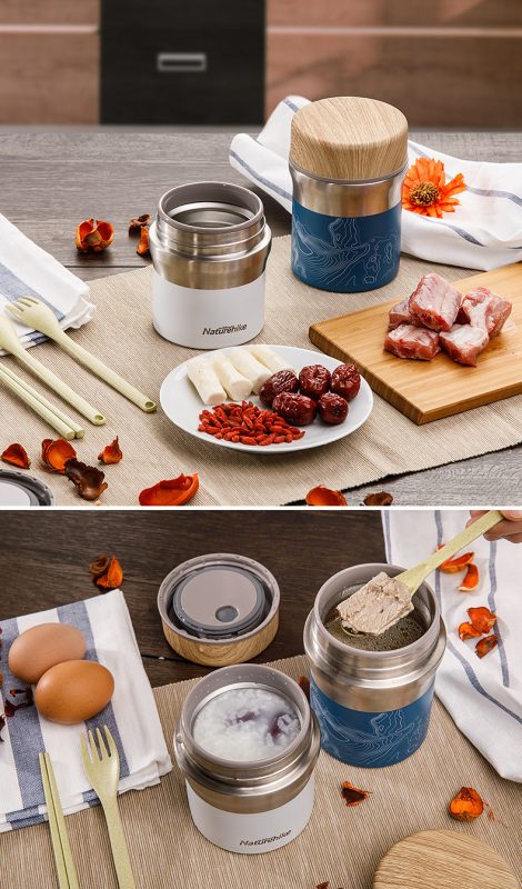 hop dung thuc an giu nhiet inox naturehike NH18M010-G-10