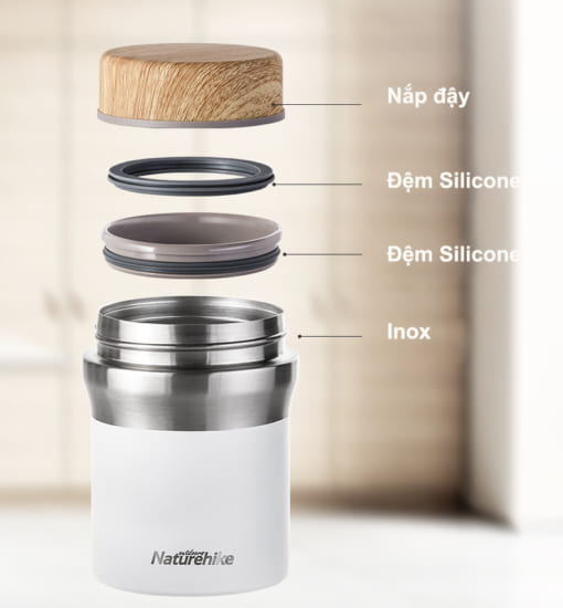 hop dung thuc an giu nhiet inox naturehike NH18M010-G-2