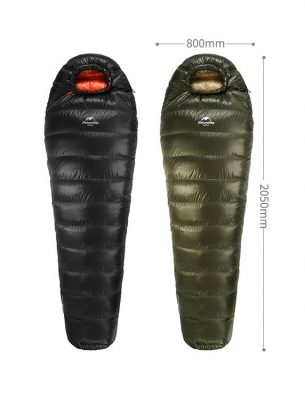 túi ngủ naturehike lông vũ NH15D800-K-9