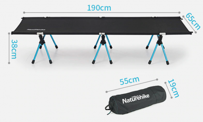 giường gấp du lịch NatureHike NH17X008-C-3