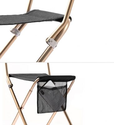 ghế xếp inox có tựa lưng NatureHike NH18M001-Z-10