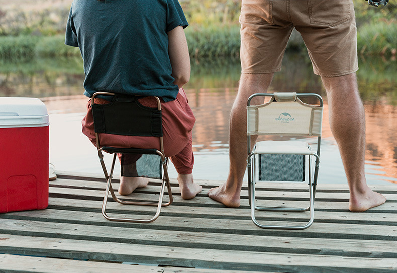 ghế xếp inox có tựa lưng NatureHike NH18M001-Z-3 ghế xếp inox có tựa lưng NatureHike NH18M001-Z-3