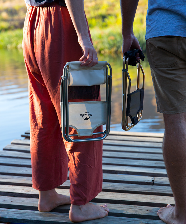 ghế xếp inox có tựa lưng NatureHike NH18M001-Z-6 ghế xếp inox có tựa lưng NatureHike NH18M001-Z-6