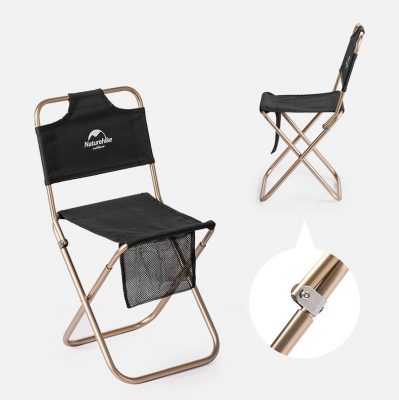 ghế xếp inox có tựa lưng NatureHike NH18M001-Z-7