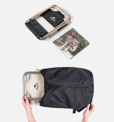 ghế xếp inox có tựa lưng NatureHike NH18M001-Z-8