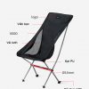 ghế xếp inox vải bố có lưng tựa NatureHike NH18Y060-Z-8