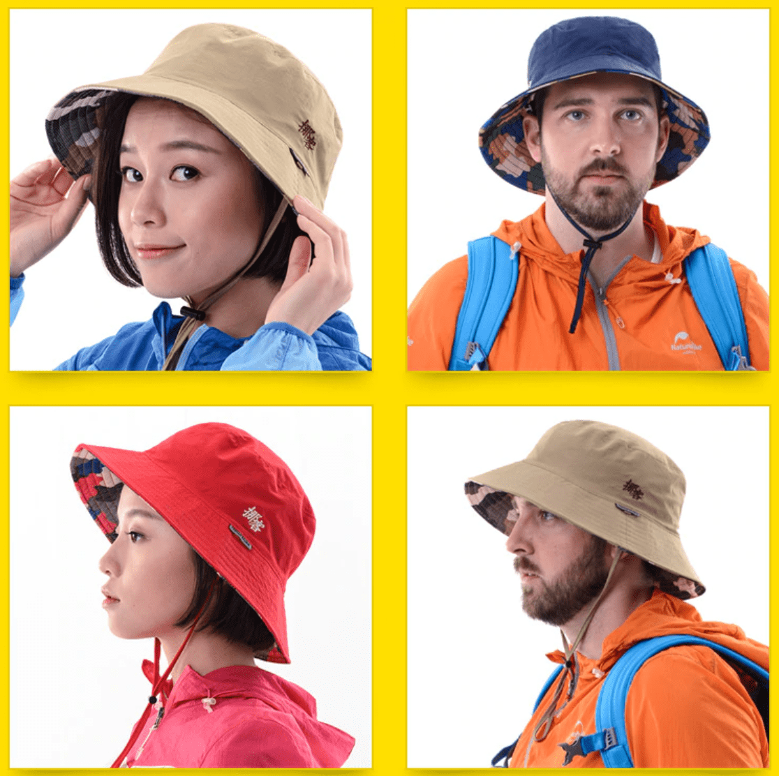 mũ tai bèo vành rộng NatureHike NH12M013-Z-1