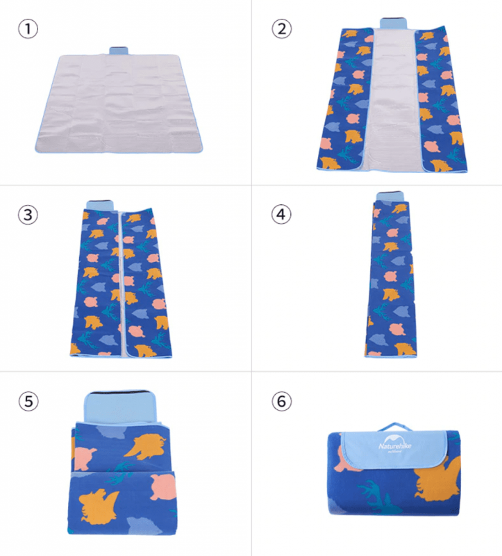 thảm picnic gấp gọn NatureHike NH17Y020-L-11
