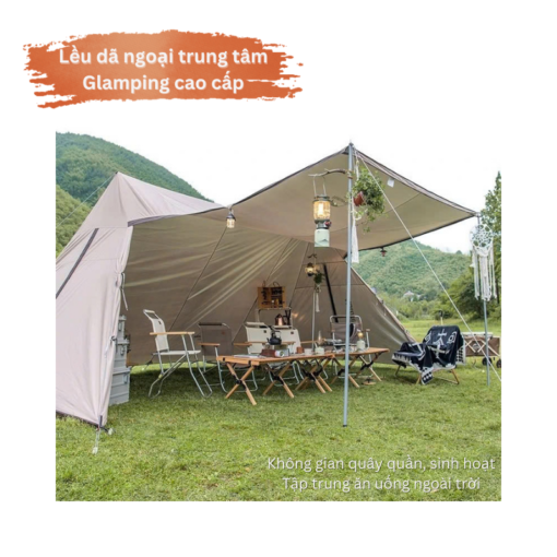 Lều trung tâm Glamping cao cấp Naturehike NH20TM008